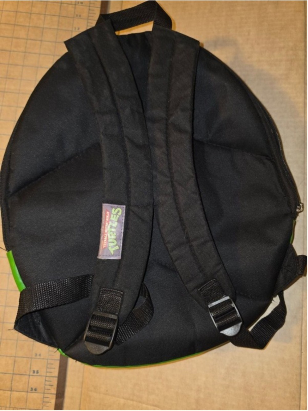 Nickelodeon TMNT Teenage Mutant Ninja Turtle Green Soft Shell Backpack 17x14x9 - Picture 4 of 8